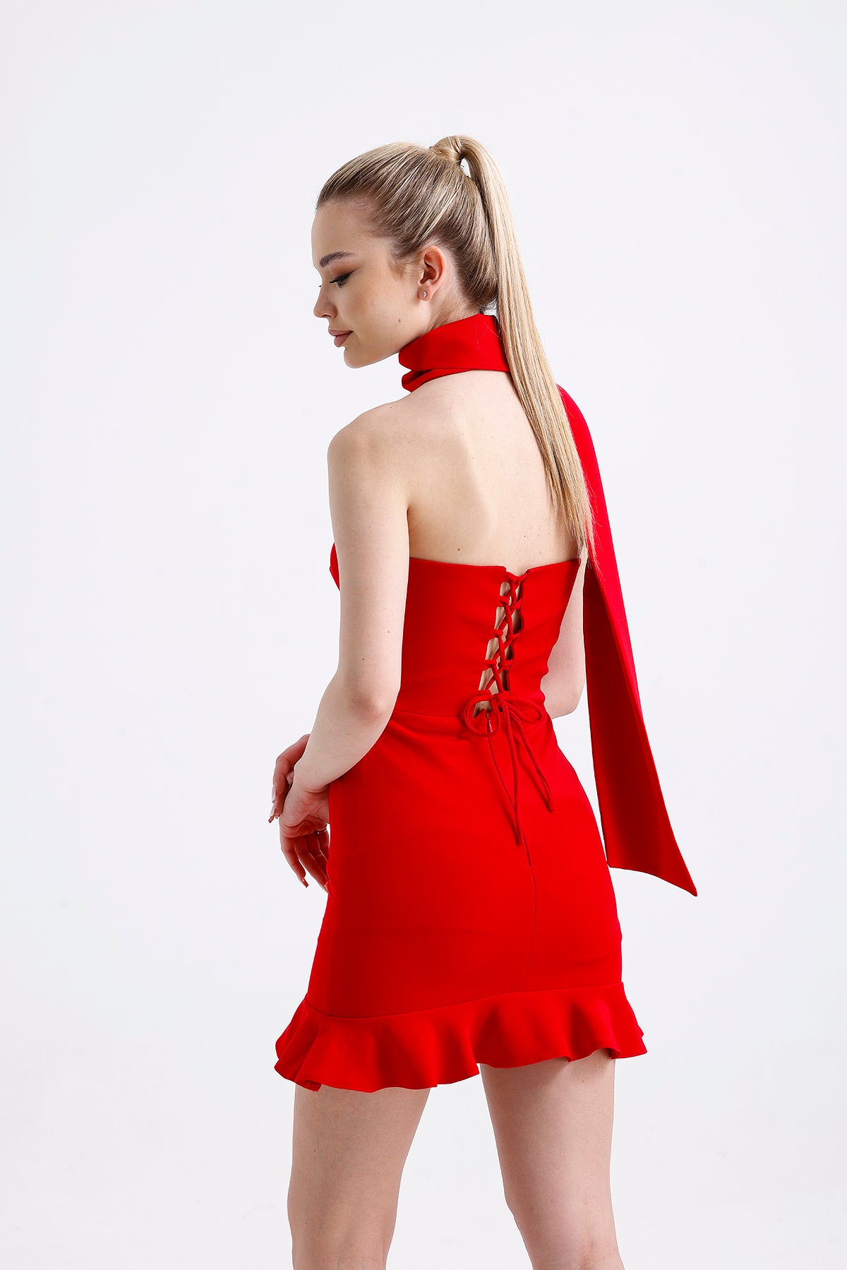 Scarlet Kırmızı elbise