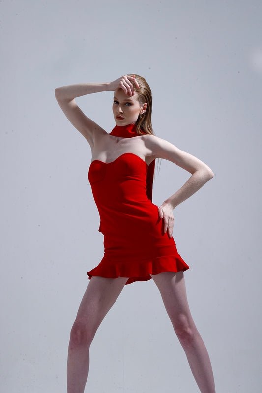 Scarlet Kırmızı elbise