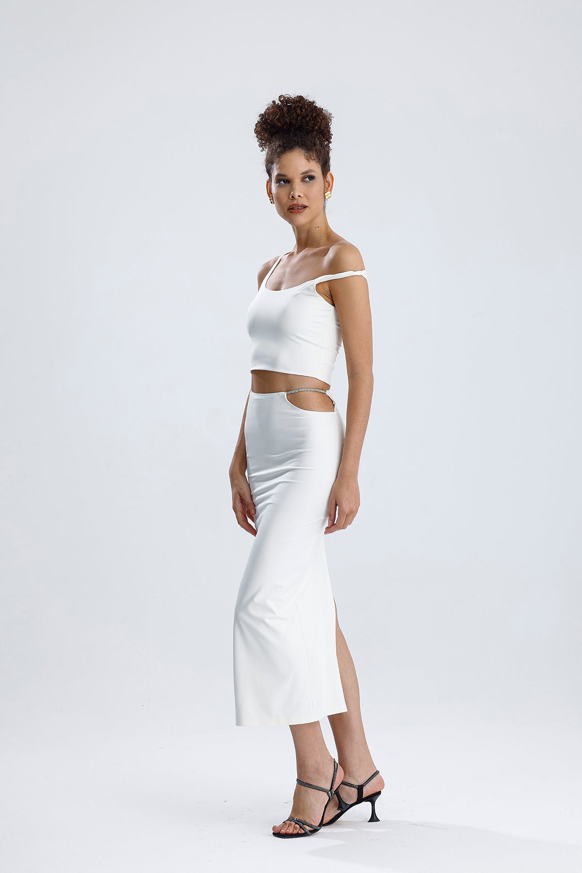 Siena Beyaz Diamond Etek
